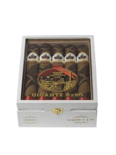 Gigantes Rayado By La Rosa De Sandiego 10'lu Kalın Büyük Puro (8x80) - Görsel 3