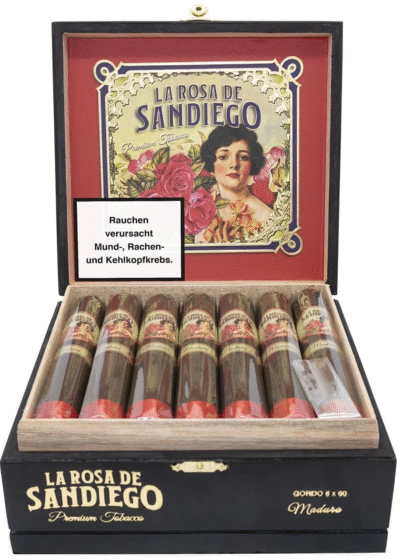 La Rosa De Sandiego Maduro Inmenso Gordo 20'li Puro - Görsel 1