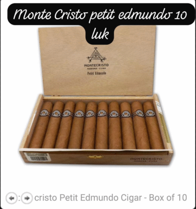 Montecristo Petit Edmundo 10'lu Küba Purosu - Görsel 1