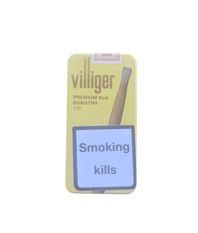 Villiger Sumatra No6 Sigarillo 1 Karton (50 Adet) Ağızlıklı Puro - Görsel 1