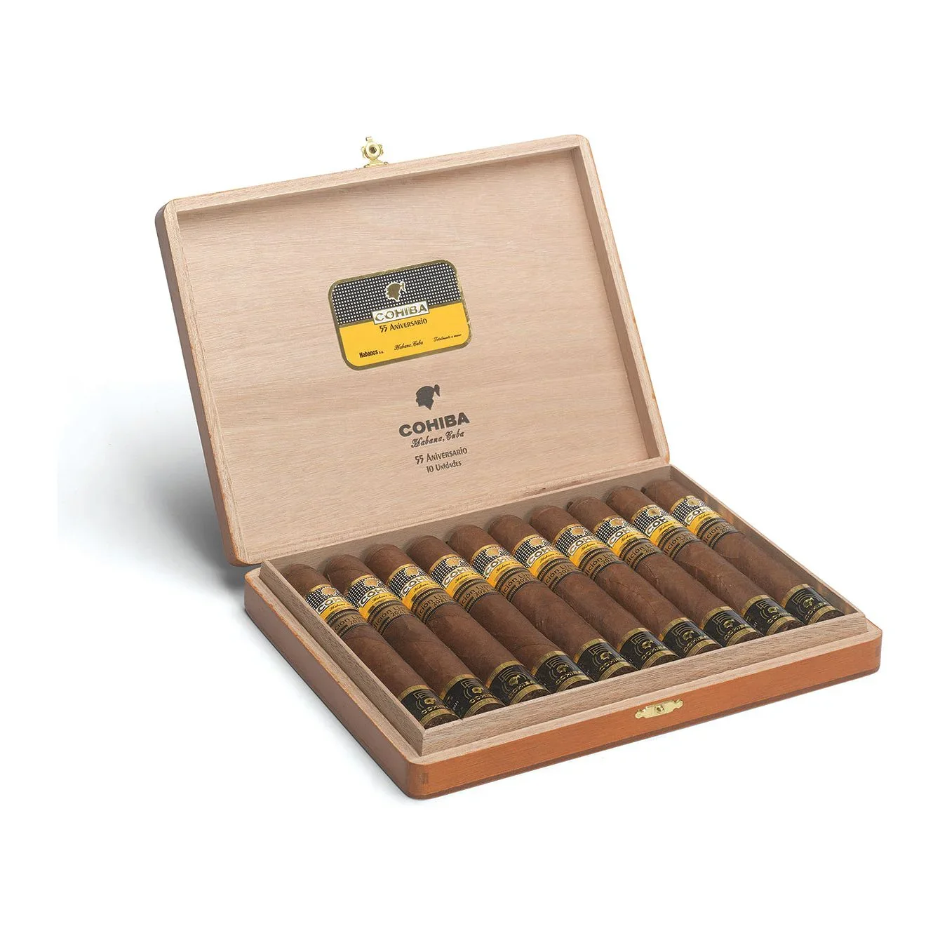 【空箱のみ】 COHIBA 55 Aniversario 木製ボックス Cohiba 55 Aniversario Edición Limitada 2021 - 10'lu Puro - Puro