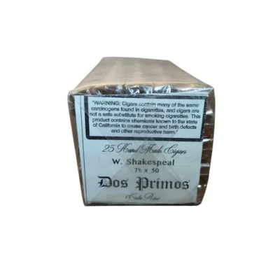 Dos Primos W. Shakespeal 25'li El Yapımı Büyük Uzun Puro 7½ X 50