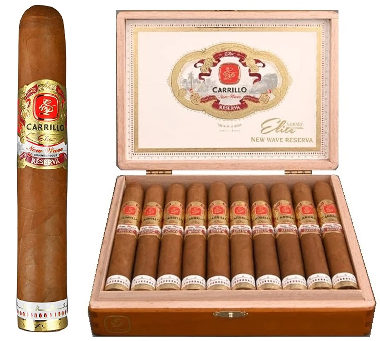 ep-carrillo-elite-new-wave-reserva-robusto-20-li-puro-6067577307330-sw1280sh1147 E.p. Carrillo Elite New Wave Reserva Robusto 20'li Puro - Görsel 1