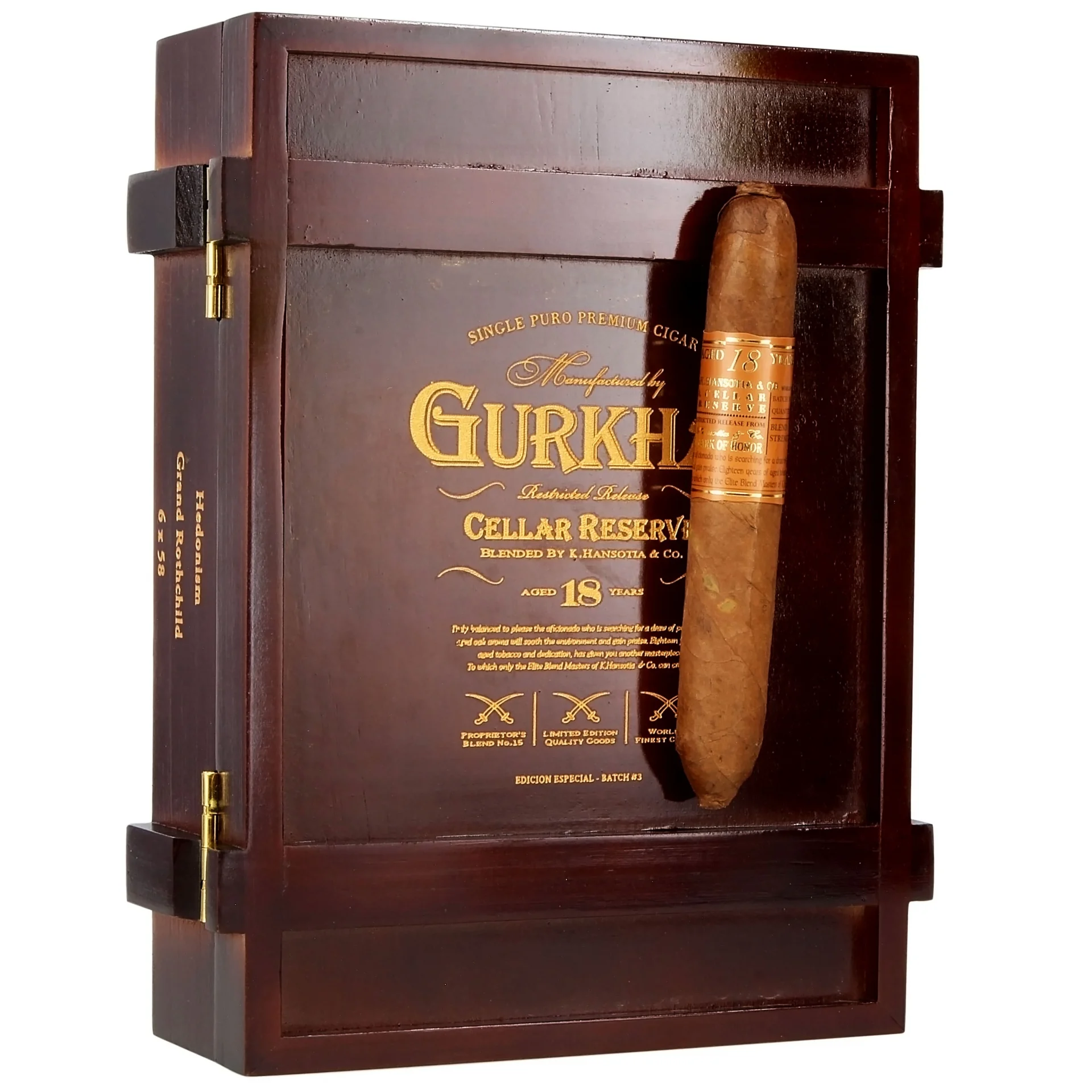 gurkha-cellar-reserve-18-year-hedonism-20-li-puro-3325919616033-sw3294sh3294 Gurkha Cellar Reserve 18 Year Hedonism 20'li Puro - Görsel 2