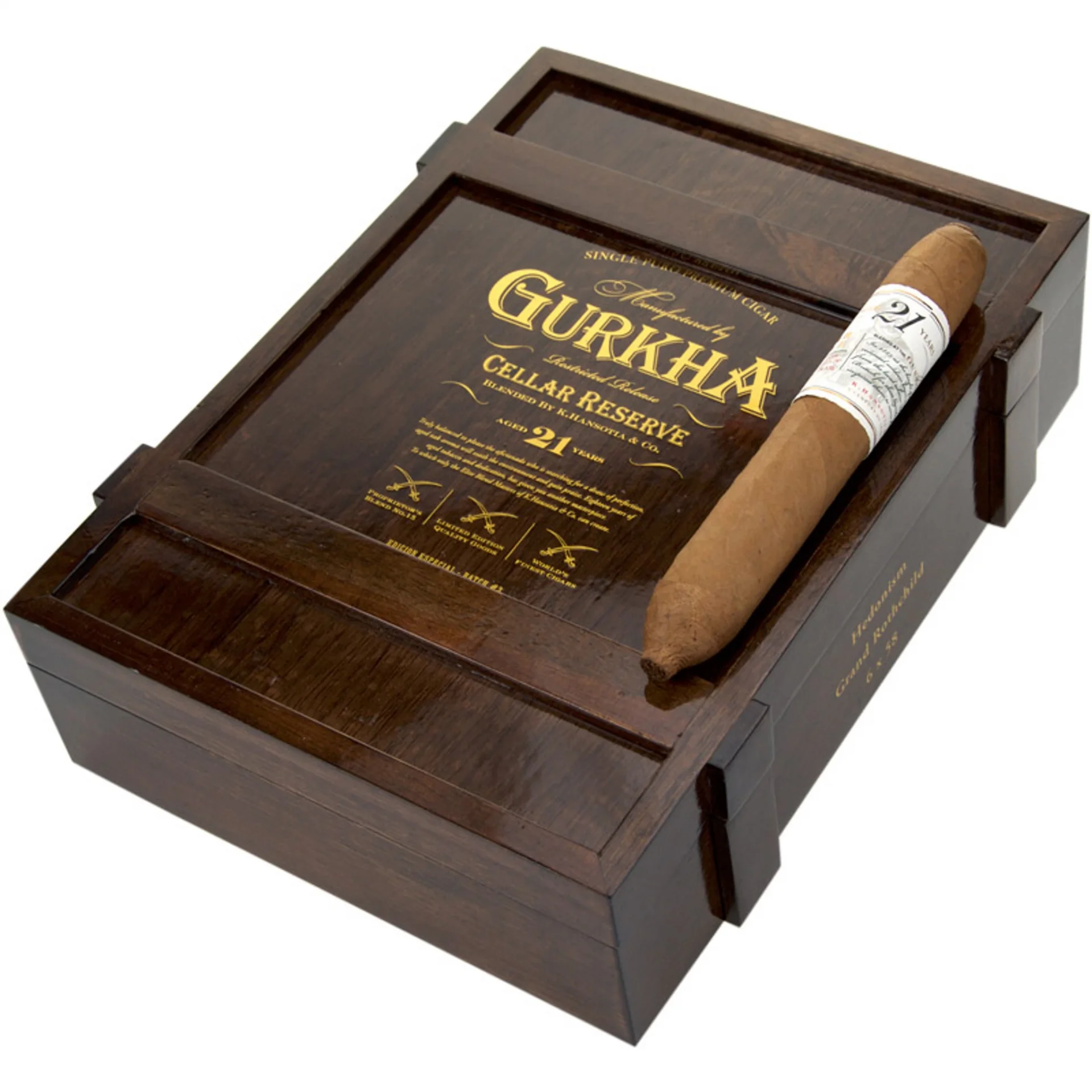 gurkha-cellar-reserve-21-year-hedonism-20-li-puro-32432177-sw2048sh2048 Gurkha Cellar Reserve 21 Years Hedonism (6x58) 20'li Puro - Görsel 3