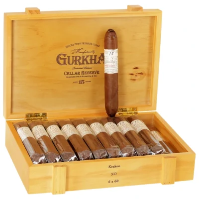 Gurkha Cellar Reserve 15 Years Kraken (6*60) 20’li Puro Fiyatı, Ölçüleri ve Tadım Notları