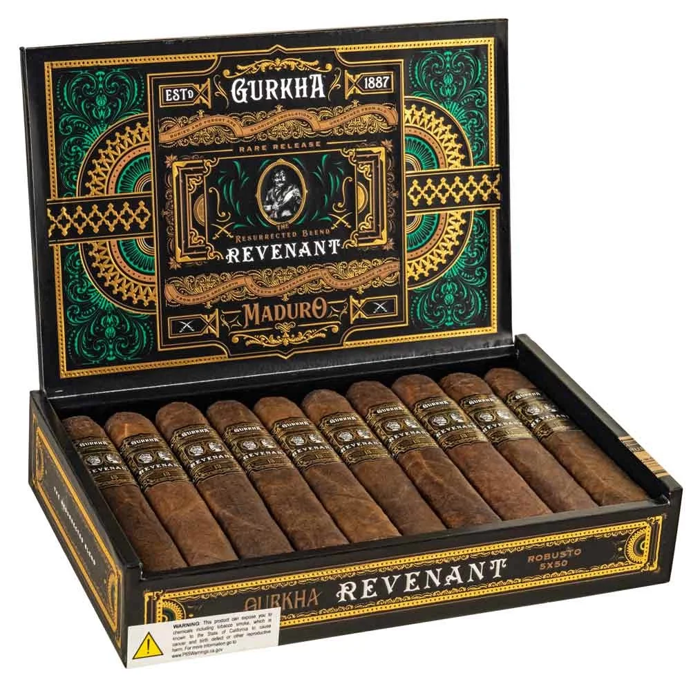 gurkha-revenant-maduro-robusto-20-li-puro-4979170184898-sw1000sh1000 Gurkha Revenant Maduro Robusto 20'li Puro - Görsel 1