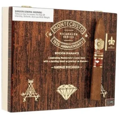 Montecristo 1935 Anniversary Nicaragua Edicion Diamanté Grande (60 X 6) 10'lu