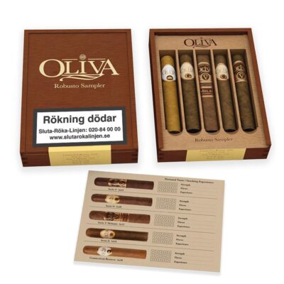Premium Oliva Robusto Sampler 5’li Satın Al - Puro Gurmesi Güvencesiyle