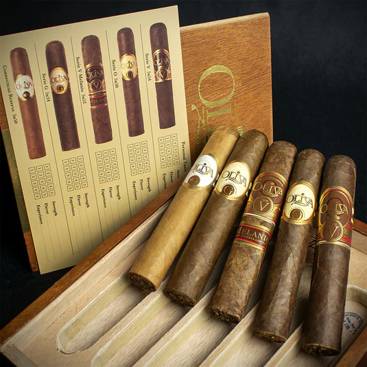 oliva-international-variety-robusto-cigars-sampler-5-box-b Oliva Robusto Sampler 5'li - Görsel 2