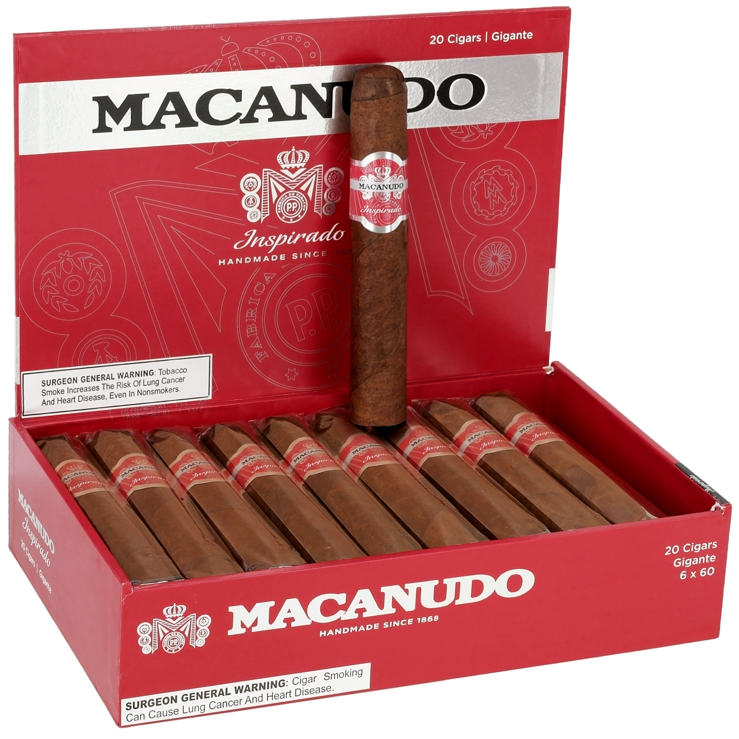 223927_0 macanudo inspirado red robusto 20'li Puro - Görsel 2
