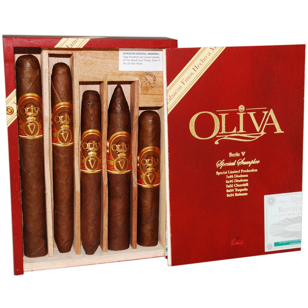 oliva-robusto-sampler-5-cigars02 (3) Oliva'nın en seçkin ve en yüksek puanlı serileri - Görsel 3
