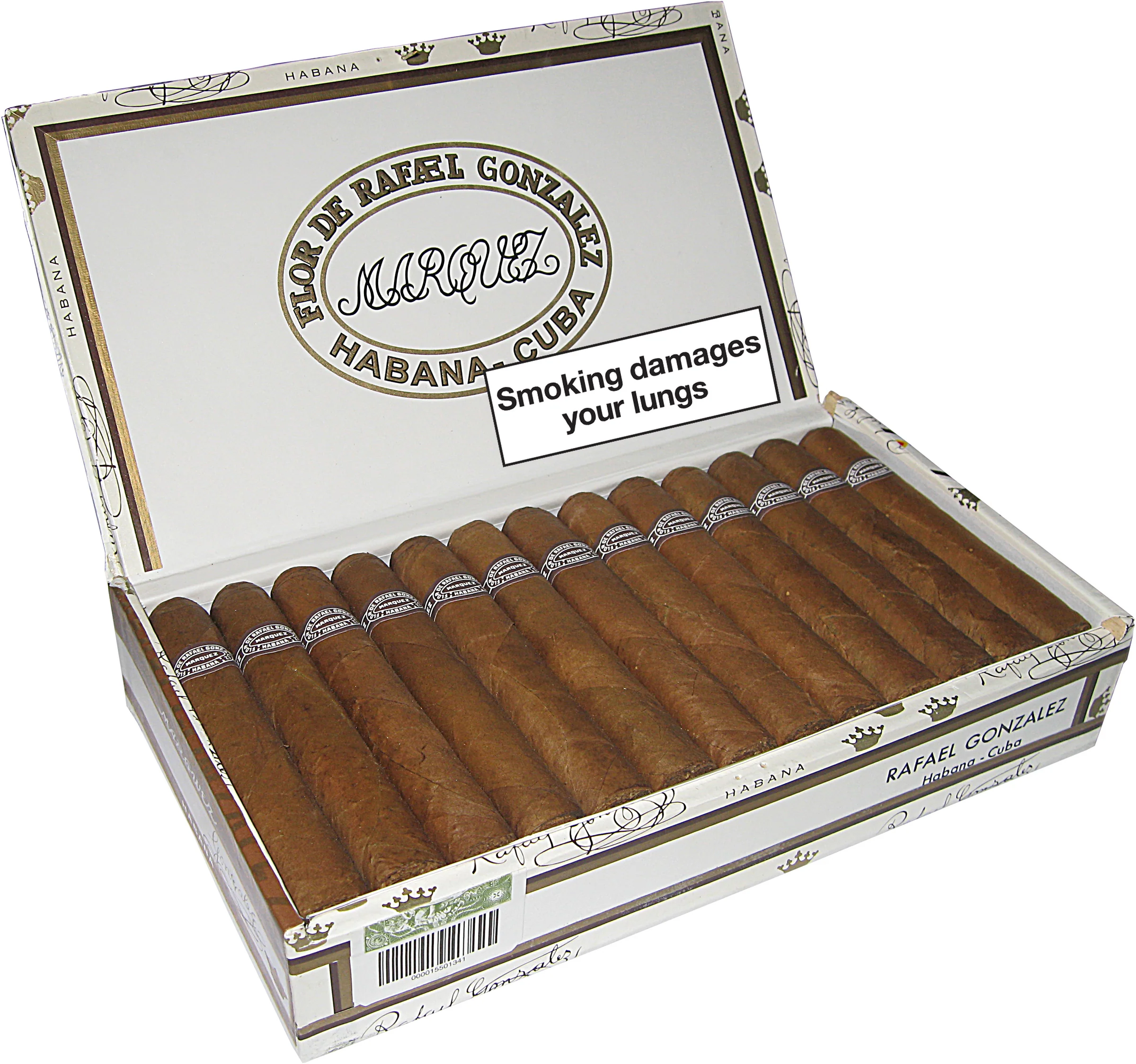 RafaelGonzalezPerlas25TPD2 Rafael Gonzalez Perlas Puro 25'li Kutu (Küba) - Görsel 1